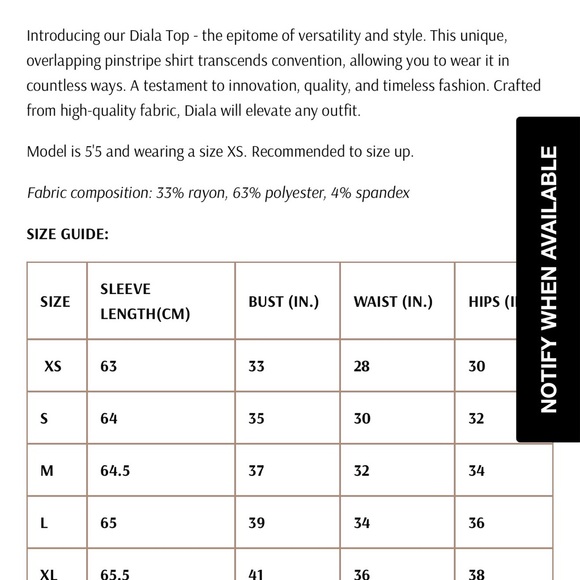 Batul the Collection Diala Top/Skirt X Small Maroon Striped 2 Piece - Picture 5 of 10